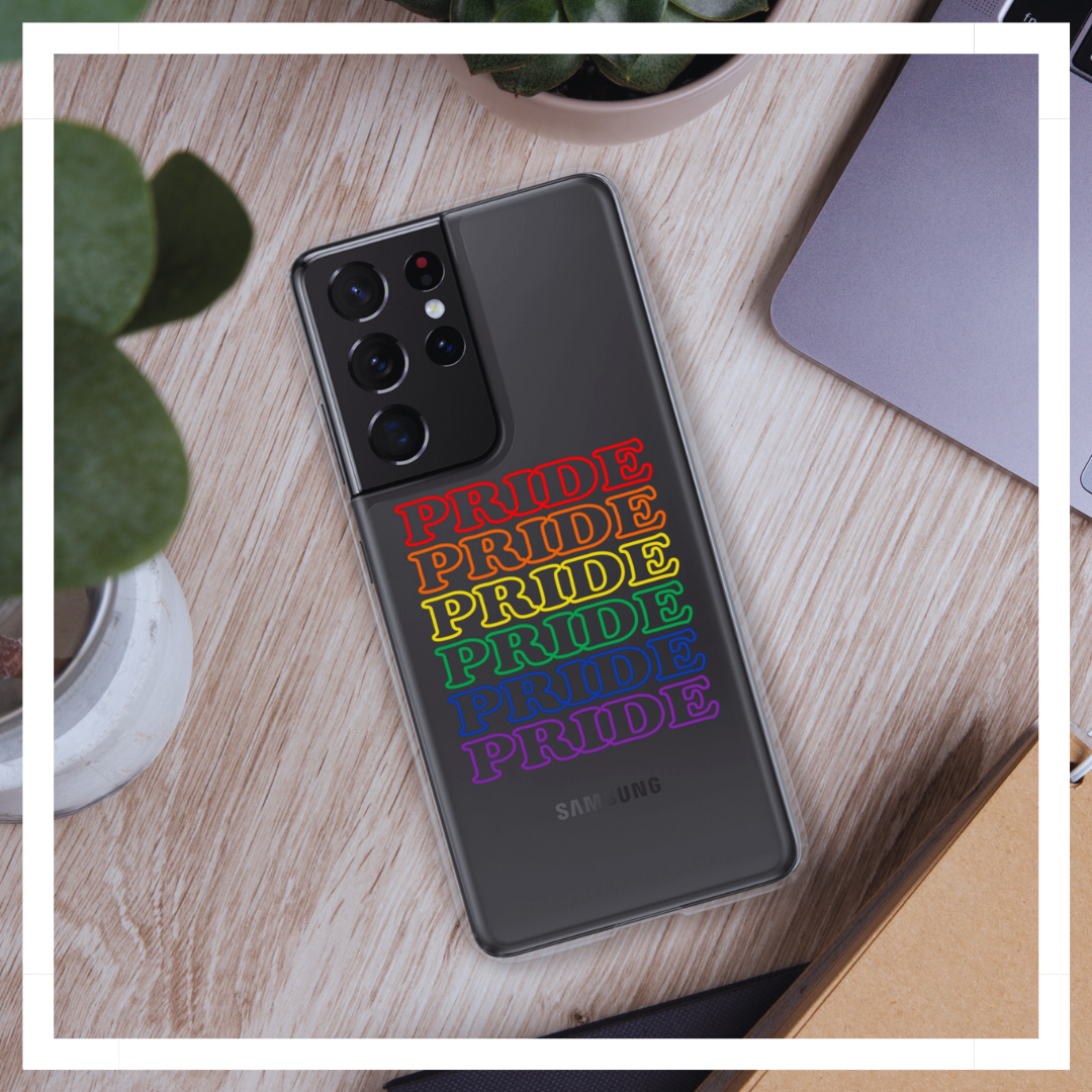 Rainbow Pride Clear Case for Samsung®