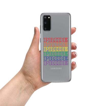 Rainbow Pride Clear Case for Samsung®