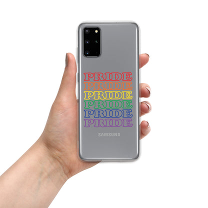 Rainbow Pride Clear Case for Samsung®