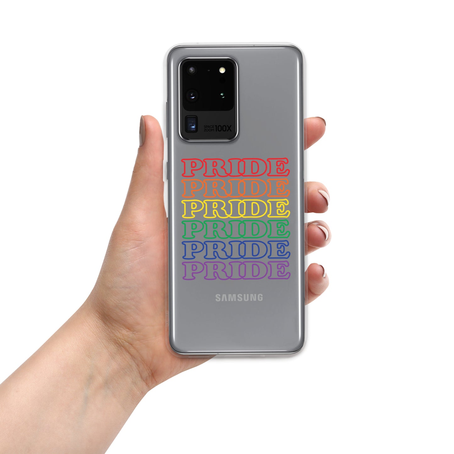 Rainbow Pride Clear Case for Samsung®