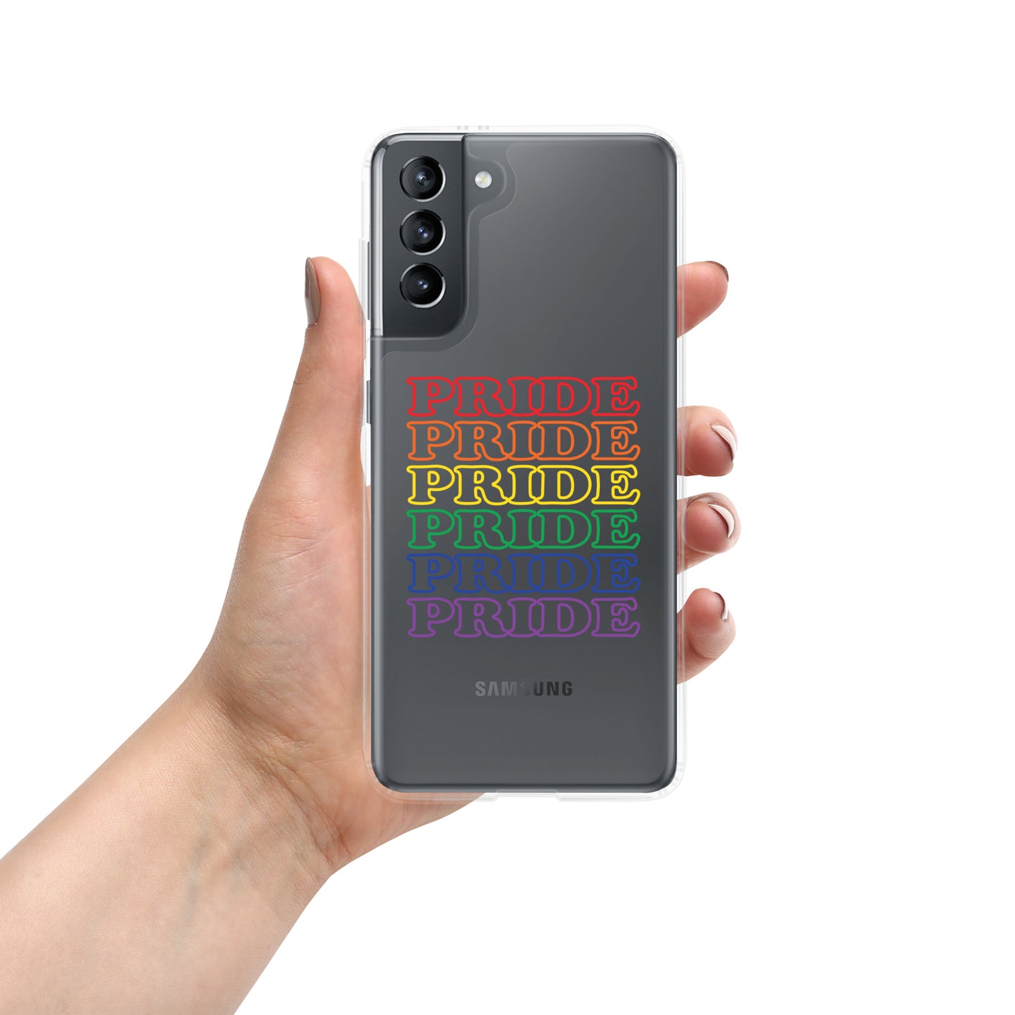 Rainbow Pride Clear Case for Samsung®