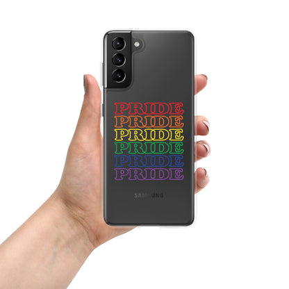 Rainbow Pride Clear Case for Samsung®