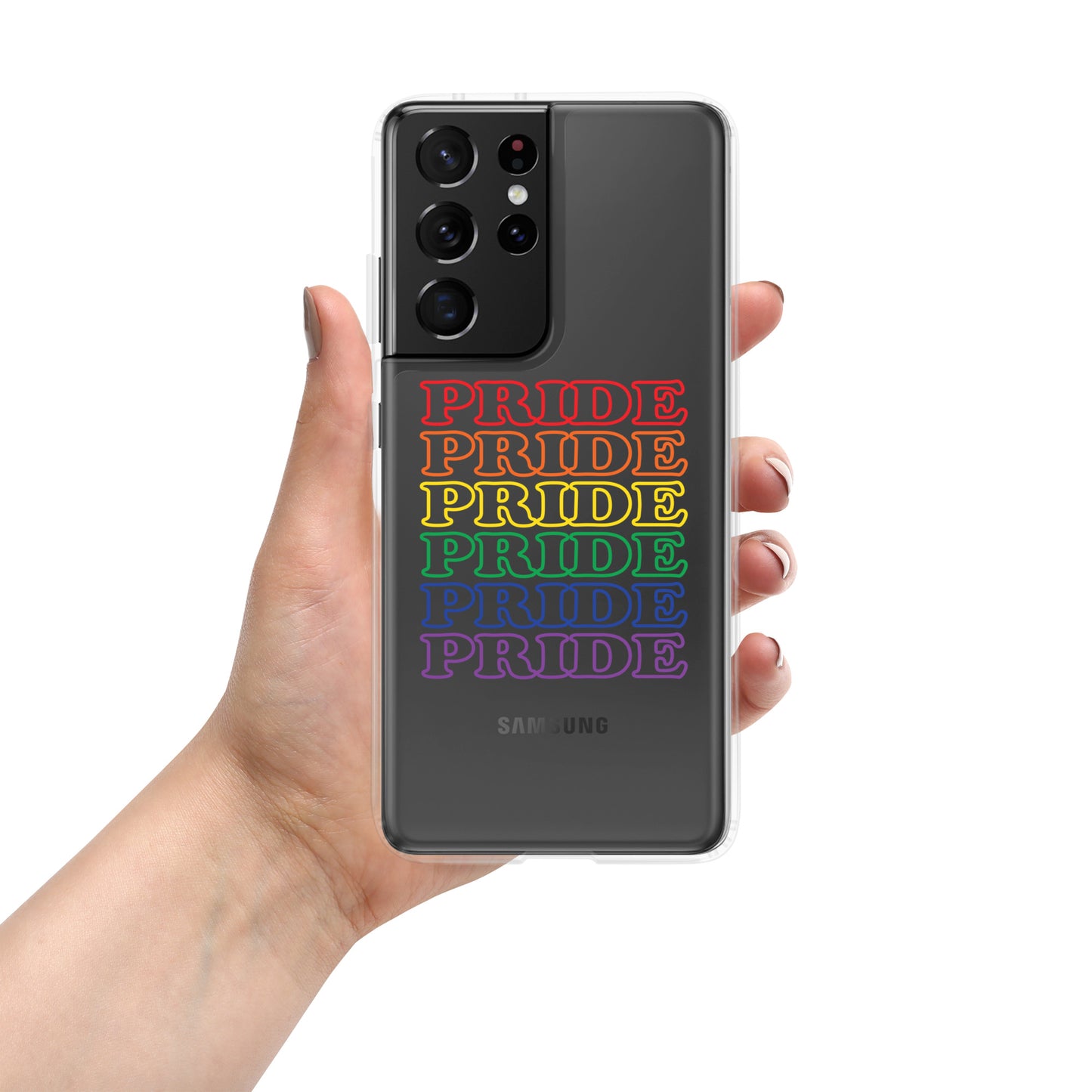 Rainbow Pride Clear Case for Samsung®