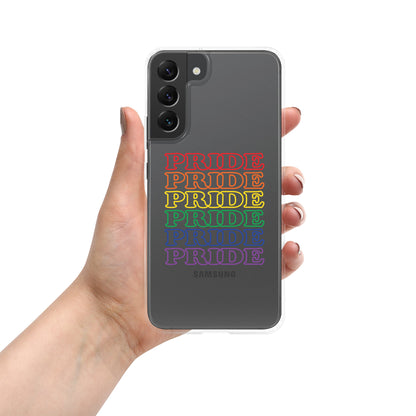 Rainbow Pride Clear Case for Samsung®