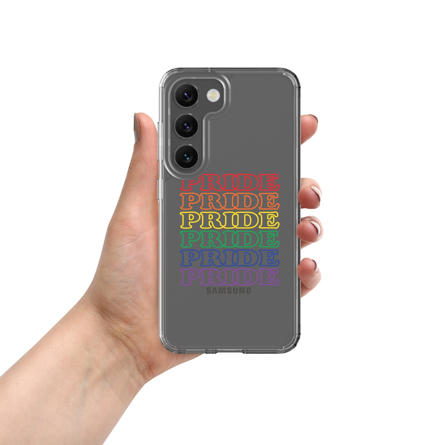 Rainbow Pride Clear Case for Samsung®