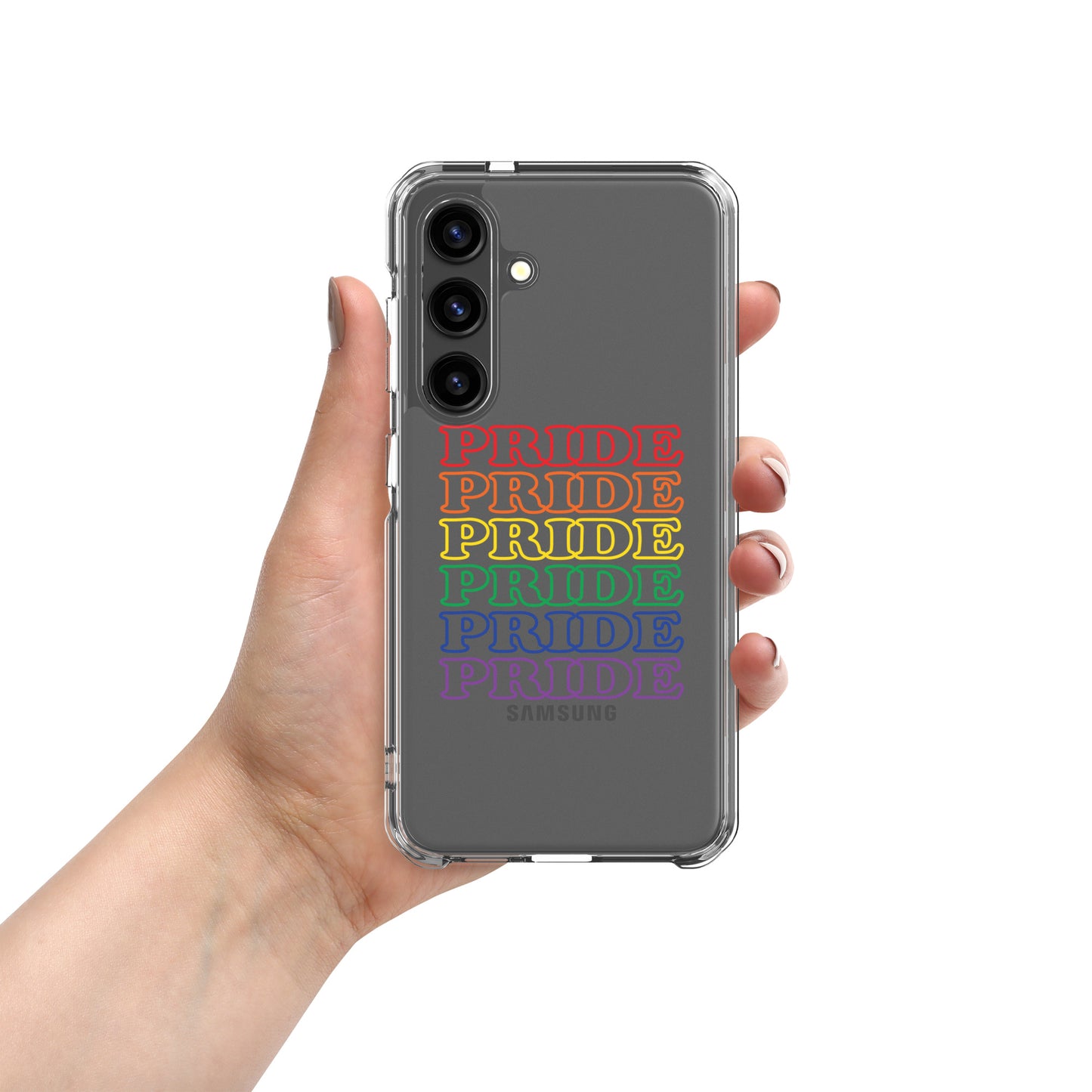 Rainbow Pride Clear Case for Samsung®