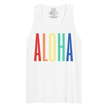 Tropical Aloha Hawaii Family Vacation Tank Top