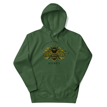 Drenched In Sophistication Honey: Honey Bee Graphic Hoodie