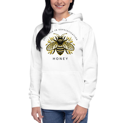 Drenched In Sophistication Honey: Honey Bee Graphic Hoodie