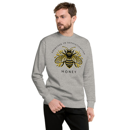 Drenched In Sophistication Honey: Honey Bee Graphic Sweater