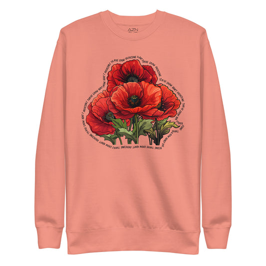 Poppy Blossoms Resilience Sweatshirt