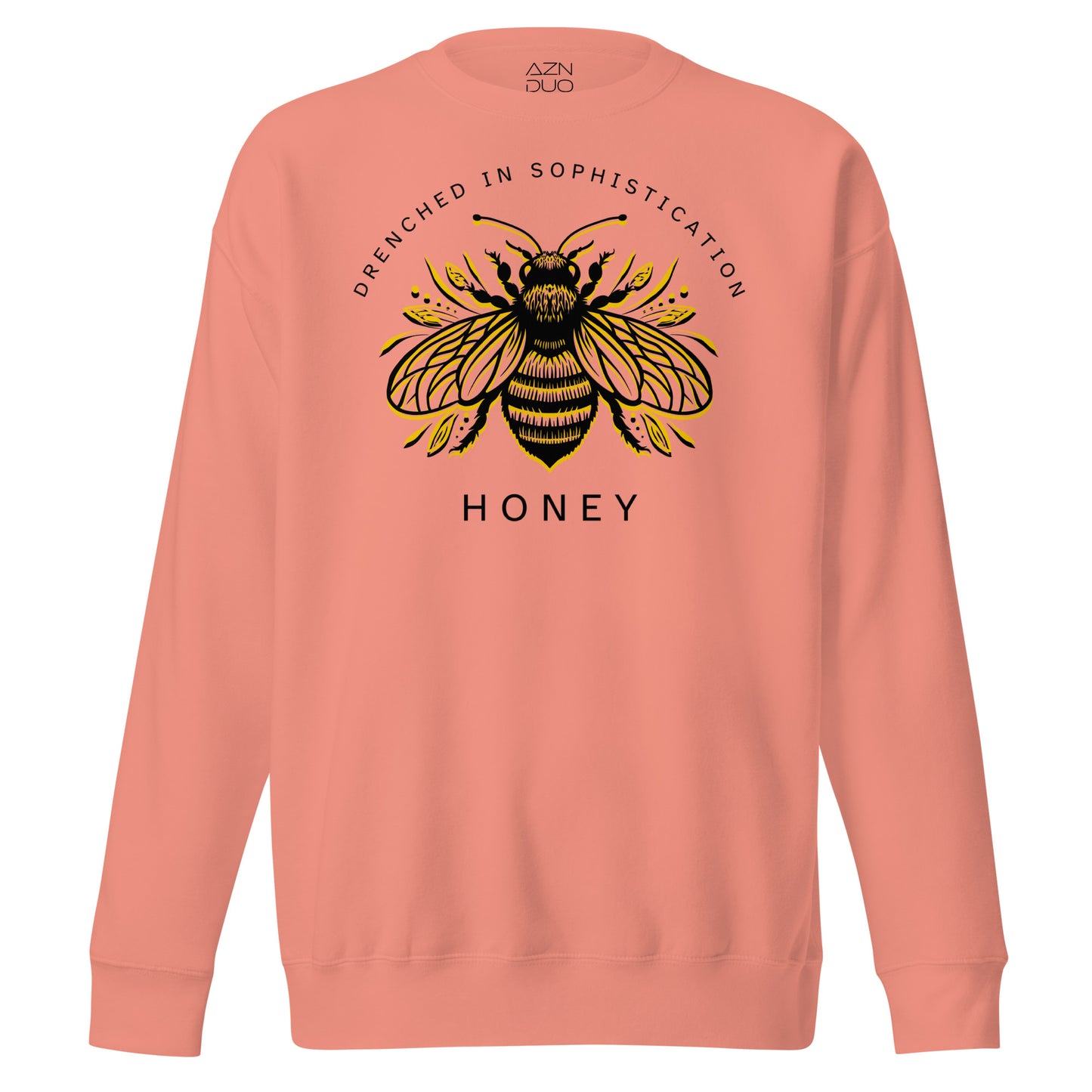 Drenched In Sophistication Honey: Honey Bee Graphic Sweater