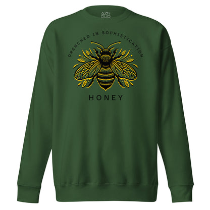 Drenched In Sophistication Honey: Honey Bee Graphic Sweater