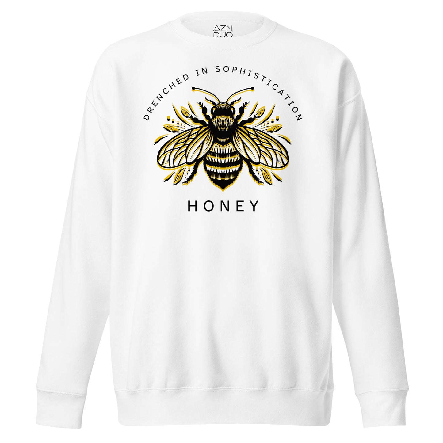 Drenched In Sophistication Honey: Honey Bee Graphic Sweater