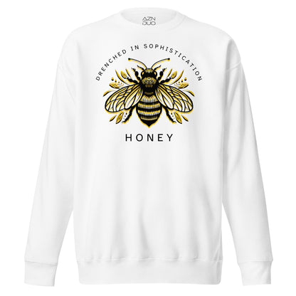 Drenched In Sophistication Honey: Honey Bee Graphic Sweater