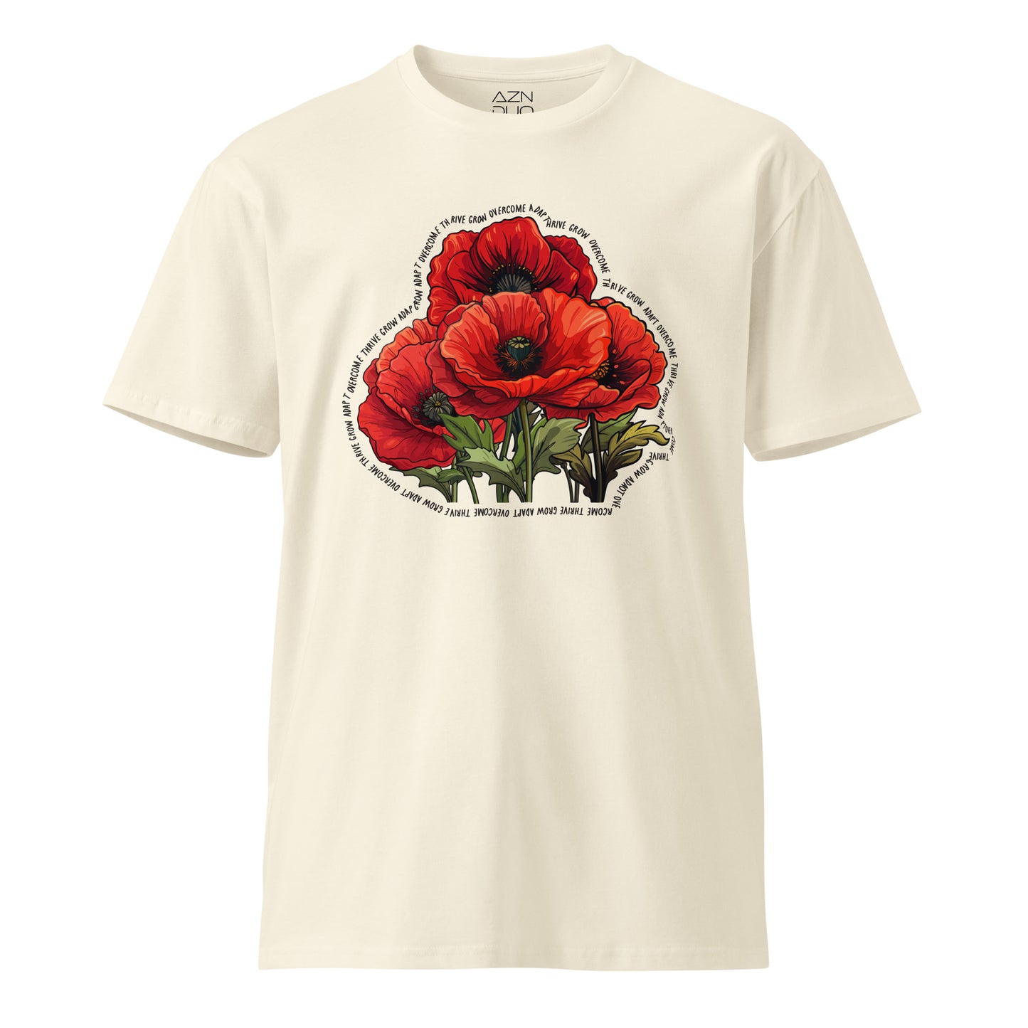 Poppy Blossoms Resilience Graphic Tee