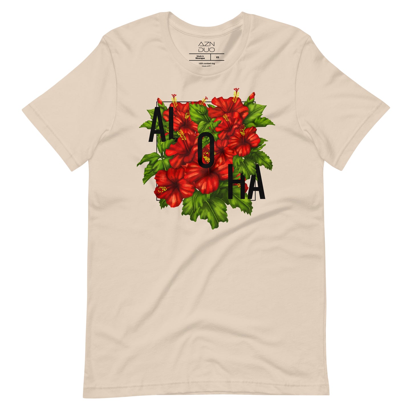 Aloha Blossoms: Red Hibiscus Shirt