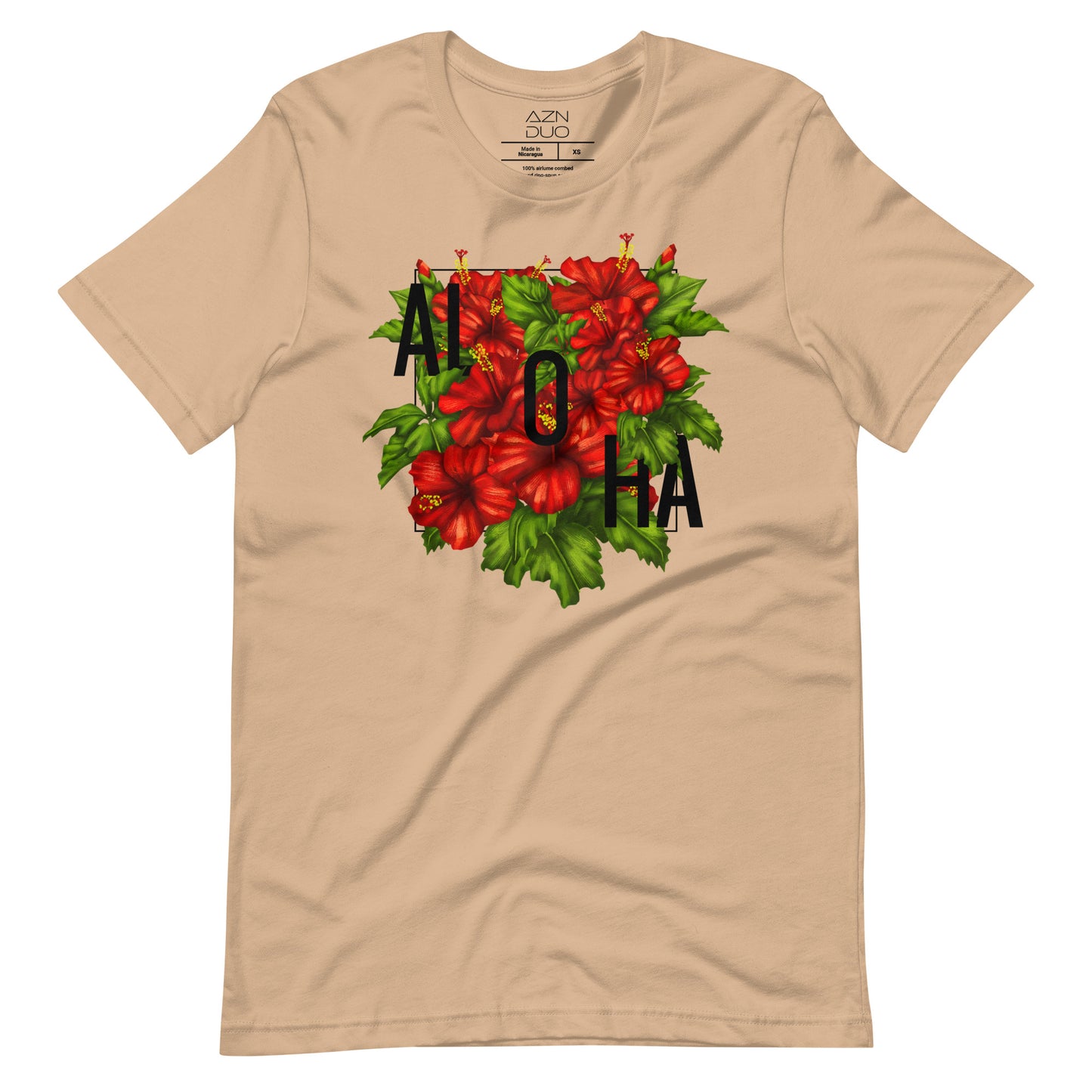 Aloha Blossoms: Red Hibiscus Shirt