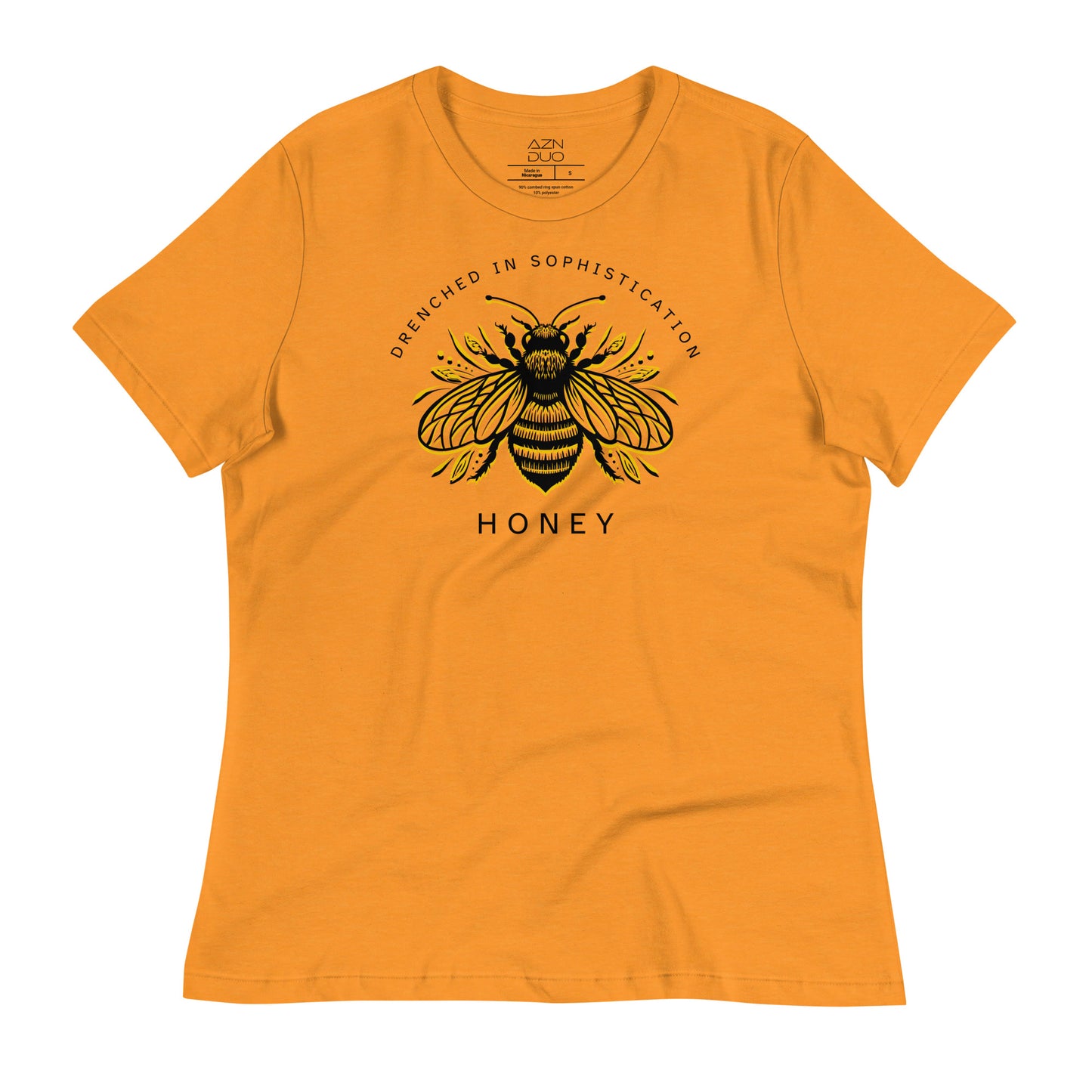 Women's Drenched In Sophistication Honey: Honey Bee Graphic Tee