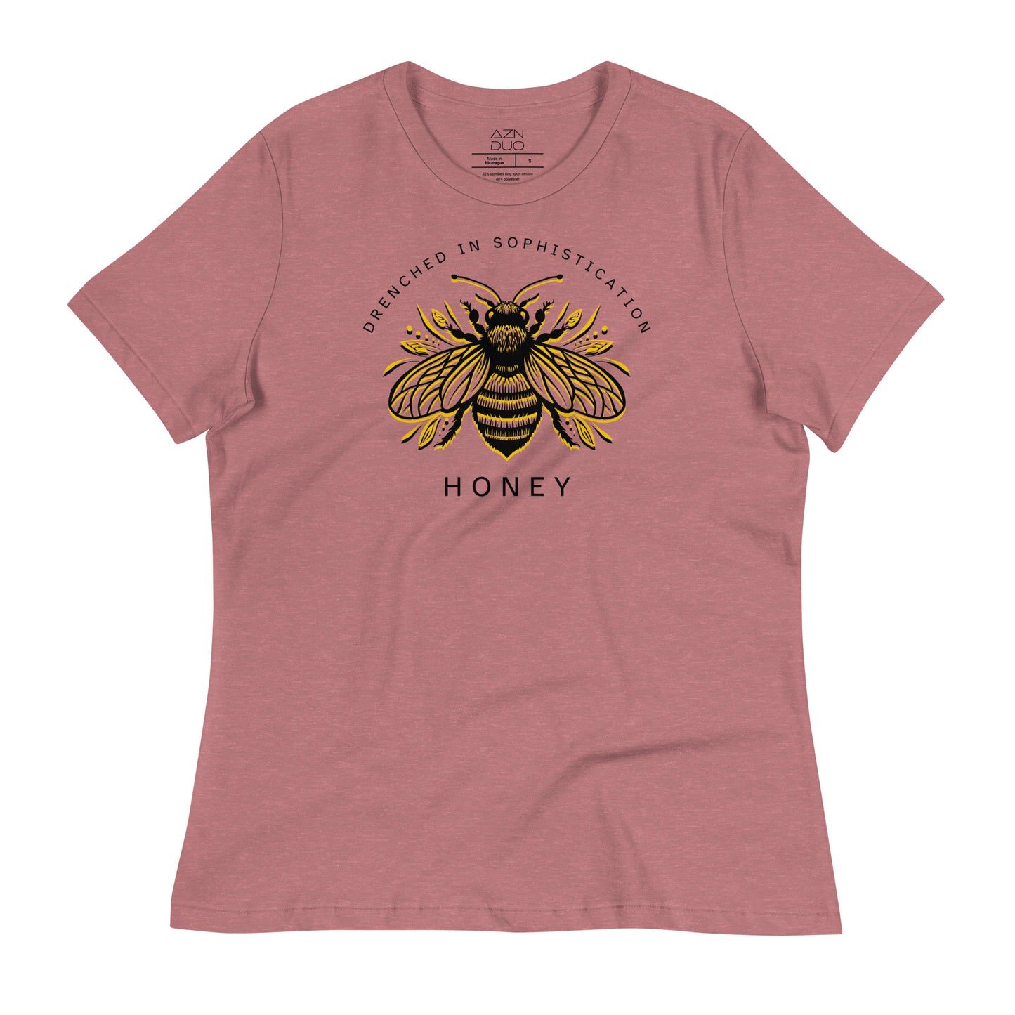 Women's Drenched In Sophistication Honey: Honey Bee Graphic Tee