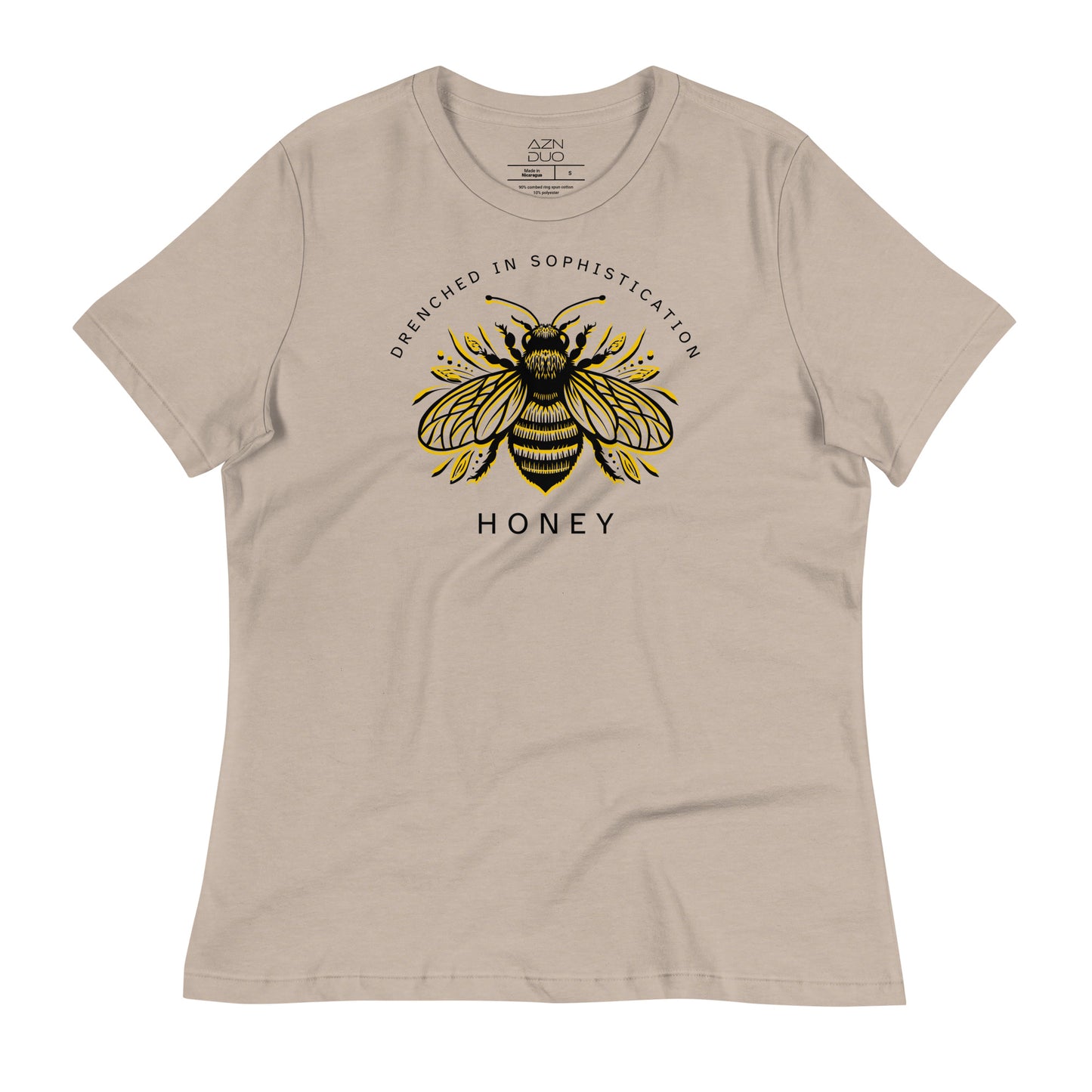 Women's Drenched In Sophistication Honey: Honey Bee Graphic Tee