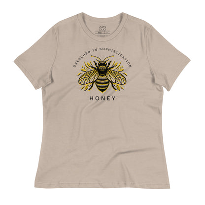 Women's Drenched In Sophistication Honey: Honey Bee Graphic Tee