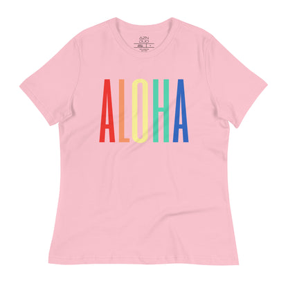 Women's Tropical Aloha Hawaii Family Vacation Shirt