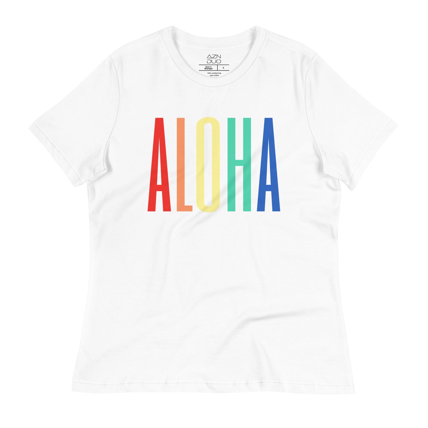 Women's Tropical Aloha Hawaii Family Vacation Shirt