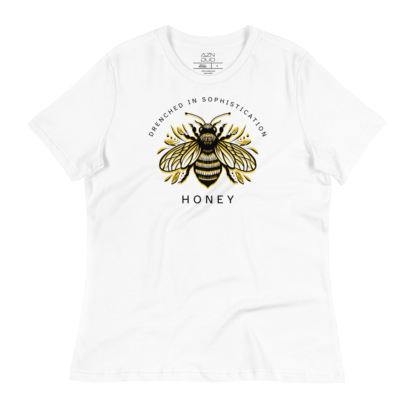 Women's Drenched In Sophistication Honey: Honey Bee Graphic Tee