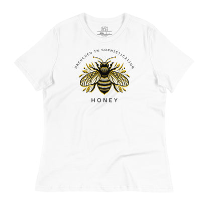 Women's Drenched In Sophistication Honey: Honey Bee Graphic Tee